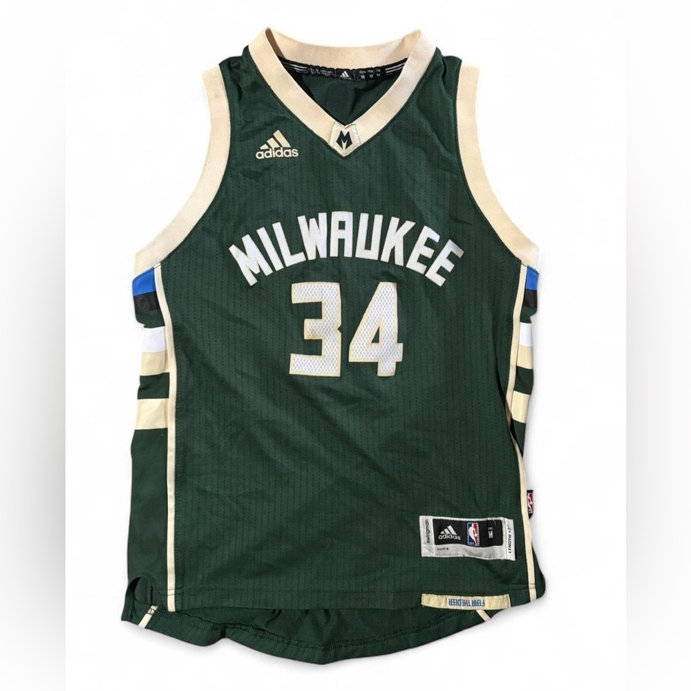 Adidas Green Milwaukee Antetokounmpo Jersey